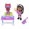 Gabby et la maison magique – Coffret Kitty Karaoke avec 2 figurines jouets, 2 accessoires, boîte surprise et meuble