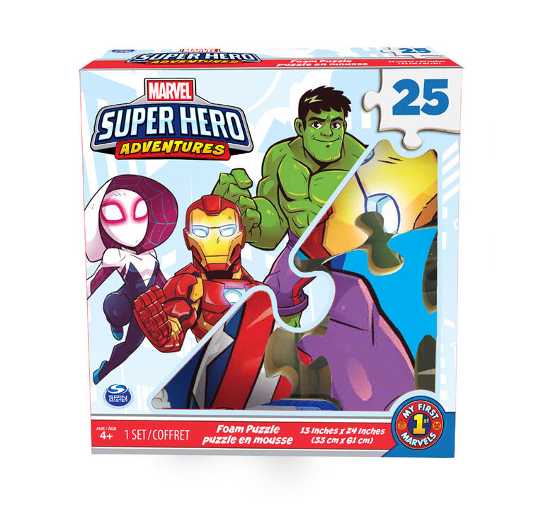 Marvel Super Hero Adventures - Puzzle en mousse de 25 pièces