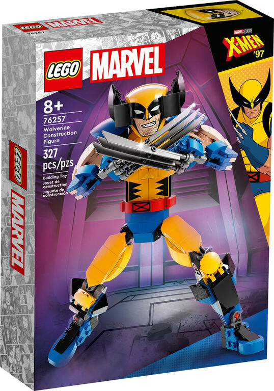 LEGO Marvel Wolverine Construction Figure 76257 Building Toy Set (327 Pieces)