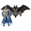BATMAN, 4-Inch BATMAN Mega Gear Deluxe Action Figure with Transforming Armor