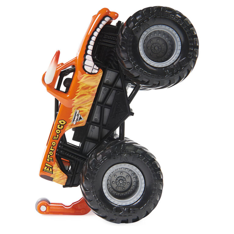Monster Jam, Official El Toro Loco Monster Truck, Die-Cast Vehicle, Retro Rebels Series, 1:64 Scale
