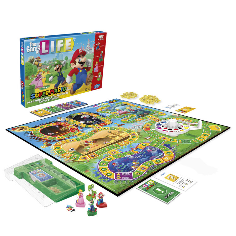The Game of Life: Super Mario Edition Board Game - English Edition