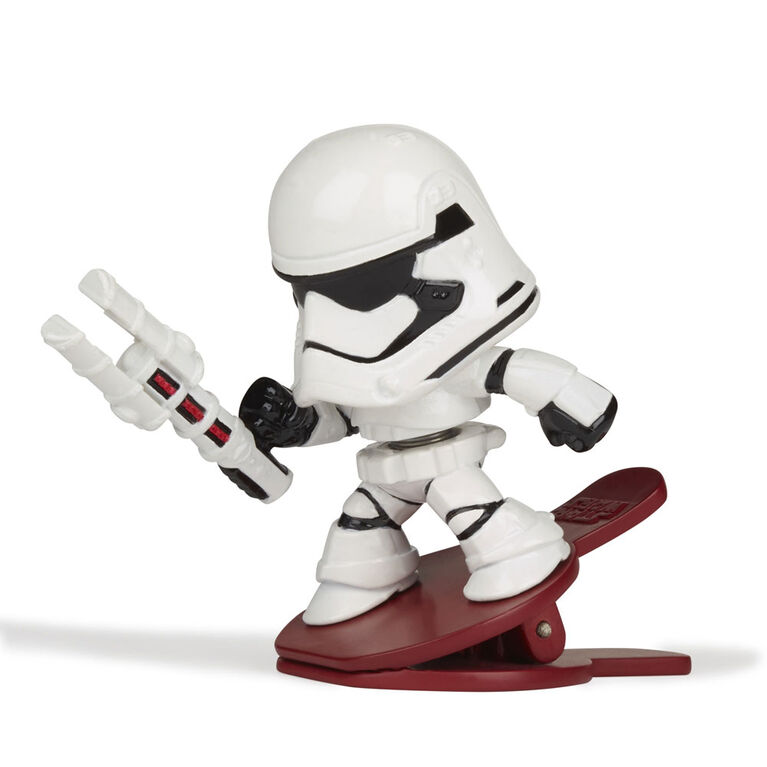 Star Wars Battle Bobblers First Order Stormtrooper Vs BB-8 Clippable Battling Action Figure