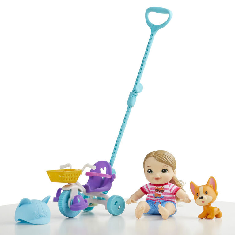 Littles by Baby Alive, Roll 'n Pedal Trike, Little Jade Doll