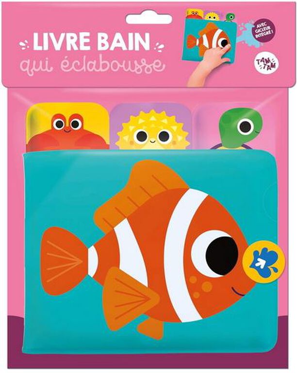 Poisson: Livre Bain Qui &Eacute;clabousse - French Text