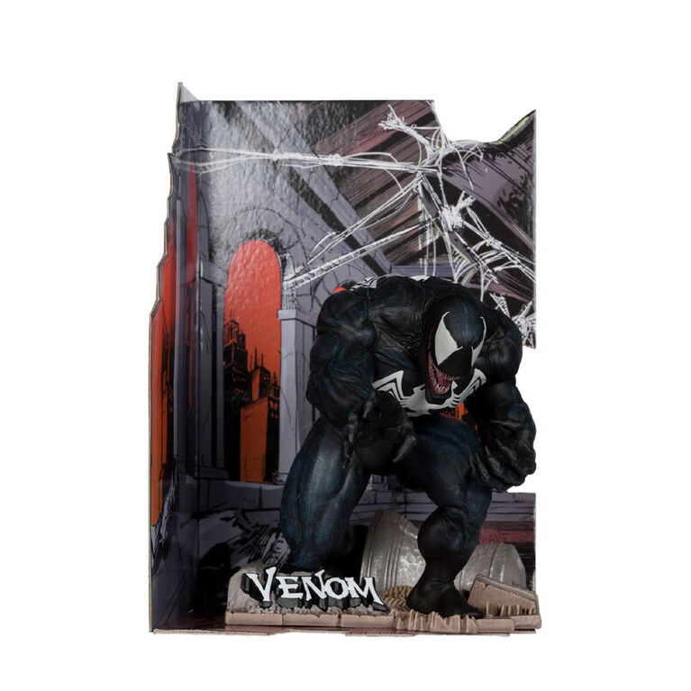 Marvel Venom 1:10th Scale Collectible with Scene (The Amazing Spider-Man #316)