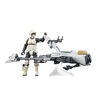 Star Wars The Vintage Collection Speeder Bike, Scout Trooper & Grogu, The Mandalorian 3.75 Inch Vehicle & Action Figures