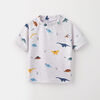 surf's up short-sleeve rashguard, 3-6m - white