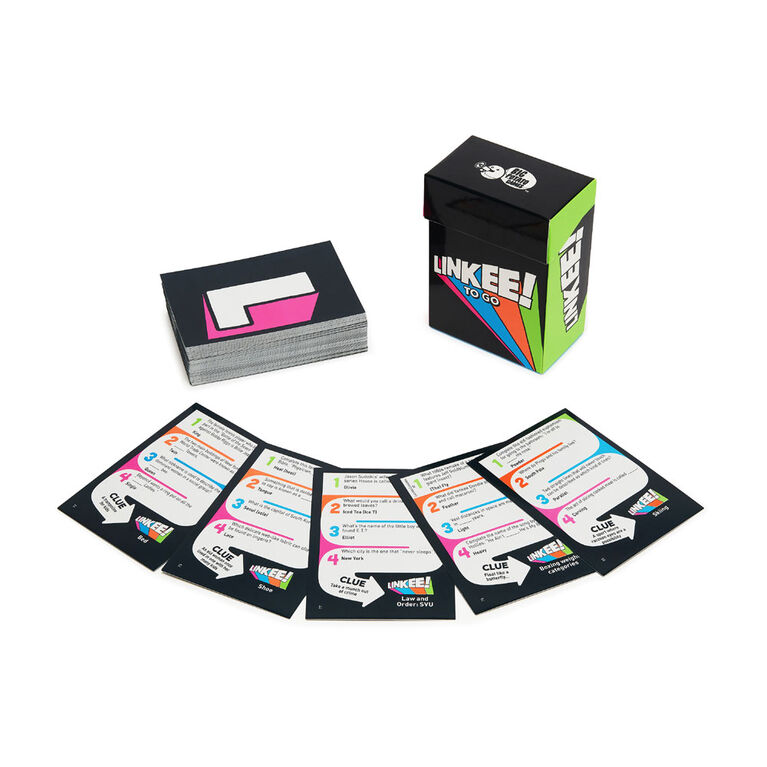 Linkee - Jeu de questions-réponses dynamique et super simple - Édition anglaise