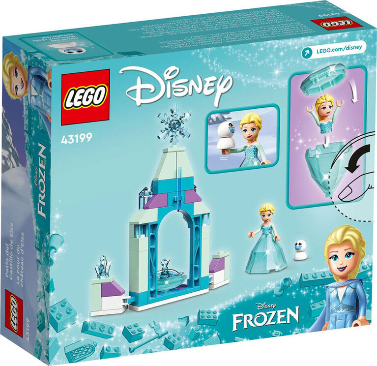 LEGO  Disney La cour du château d'Elsa 43199 Ensemble de construction (53 pièces)