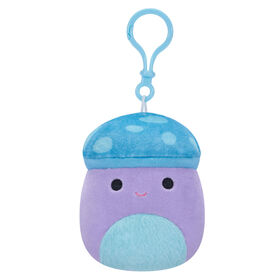 Squishmallows 3.5" Clip On - Pyle Purple and Blue Mushroom with Fuzzy Belly