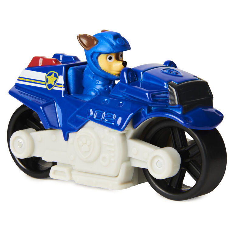 PAW Patrol, True Metal Chase Collectible Die-Cast Vehicle, Moto Pups Series 1:55 Scale