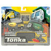 Tonka Metal Movers - Camion à ordures et mélangeur de ciment