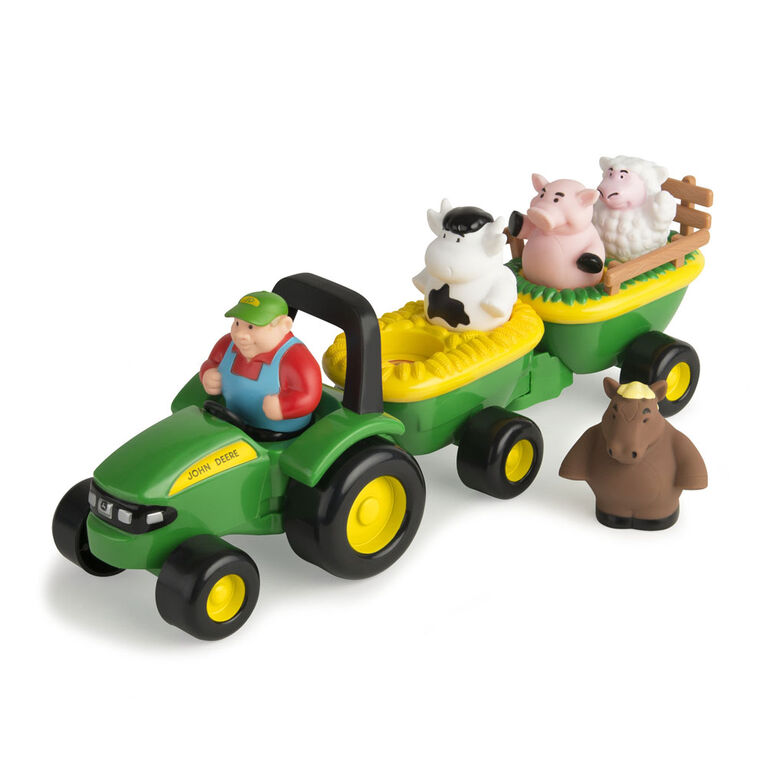 John Deere - Chariot de foin sons d'animaux.