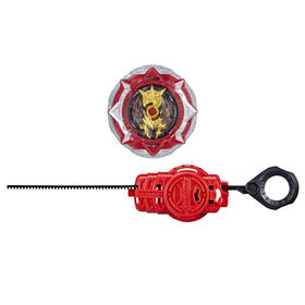 Beyblade Burst QuadDrive, Starter Pack avec toupie Glory Regnar R7 type défense/équilibre et lanceur