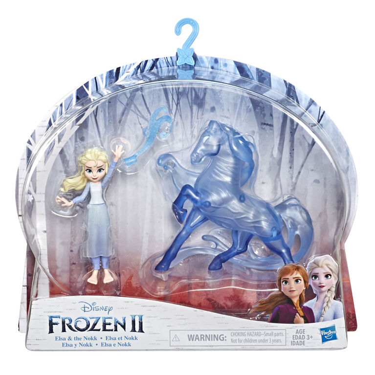 Disney Frozen - Minipoupée Elsa avec figurine Nokk