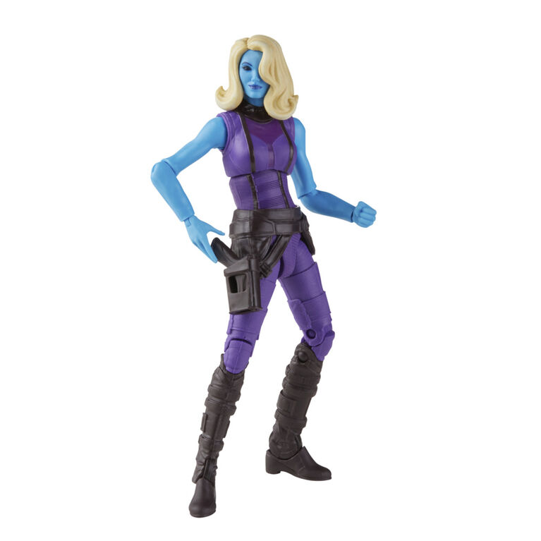Marvel Legends Series 6-inch Scale Action Figure Toy Heist Nebula and 2 Build-a-Figure Parts