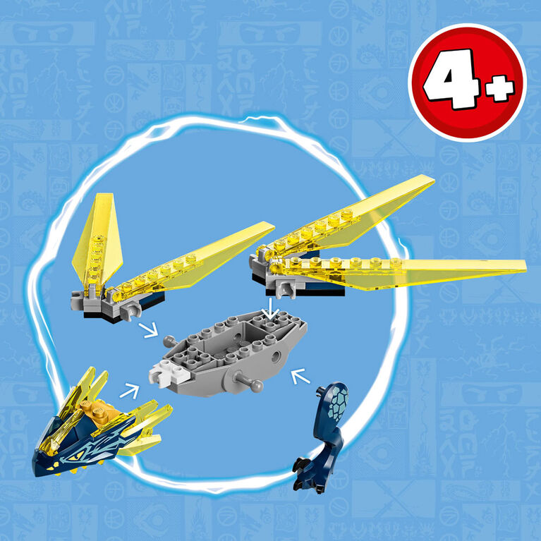 LEGO NINJAGO Le combat du bébé dragon de Nya et Arin 71798 Ensemble de jeu de construction (157 pièces)
