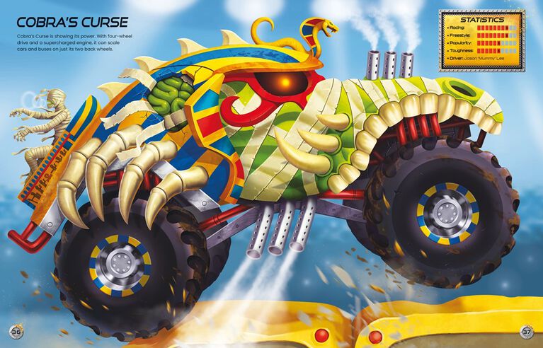 Build Your Own Super Cars and Monster Trucks Sticker Books - English Edition