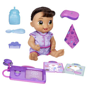 Baby Alive poupée Lulu Achoo, poupée interactive de 30 cm, sons, lumières