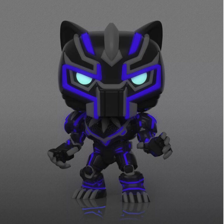 Figurine en vinyle Black Panther (Glow) par Funko POP! Marvel Mech - Notre exclusivité
