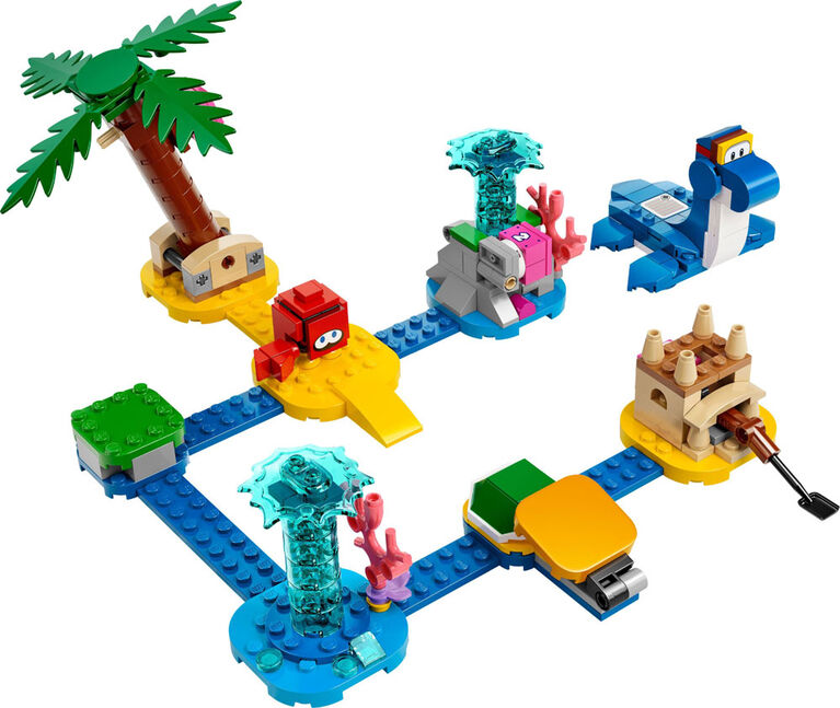 LEGO Super Mario Dorrie's Beachfront Expansion Set 71398 Building Kit (229 Pieces)