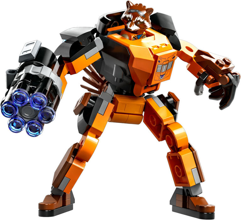 LEGO Marvel Rocket Mech Armor 76243 Building Toy Set (98 Pieces)