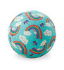 7 Inch Rainbow Playground Ball Blue