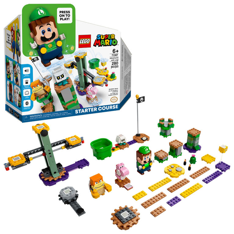 LEGO Super Mario Niveau de départ Aventures avec Luigi 71387 (280 pièces)