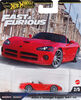 Hot Wheels Cars, Premium Fast & Furious 2003 Dodge Viper SRT10 Car for Adult Collectors