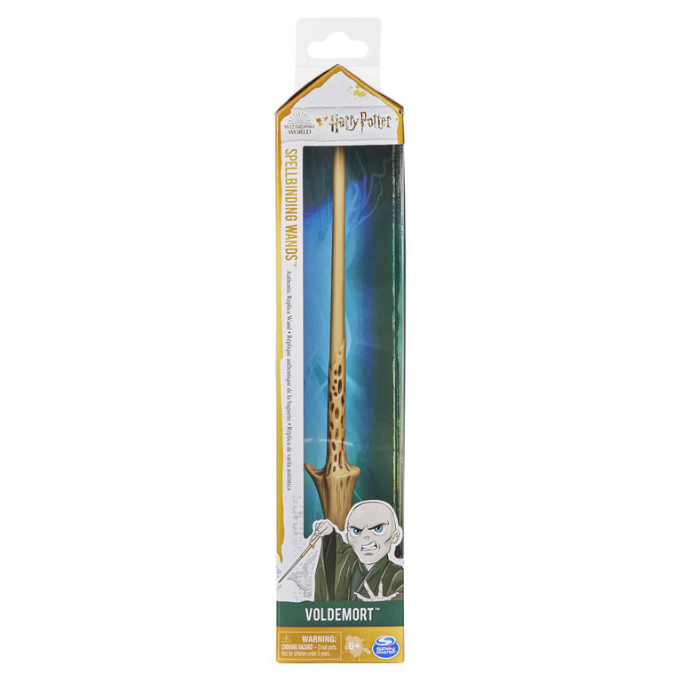 Wizarding World Harry Potter, 12-inch Spellbinding Voldemort Wand with Collectible Spell Card