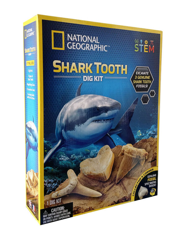 National Geographic Shark Tooth Dig Kit