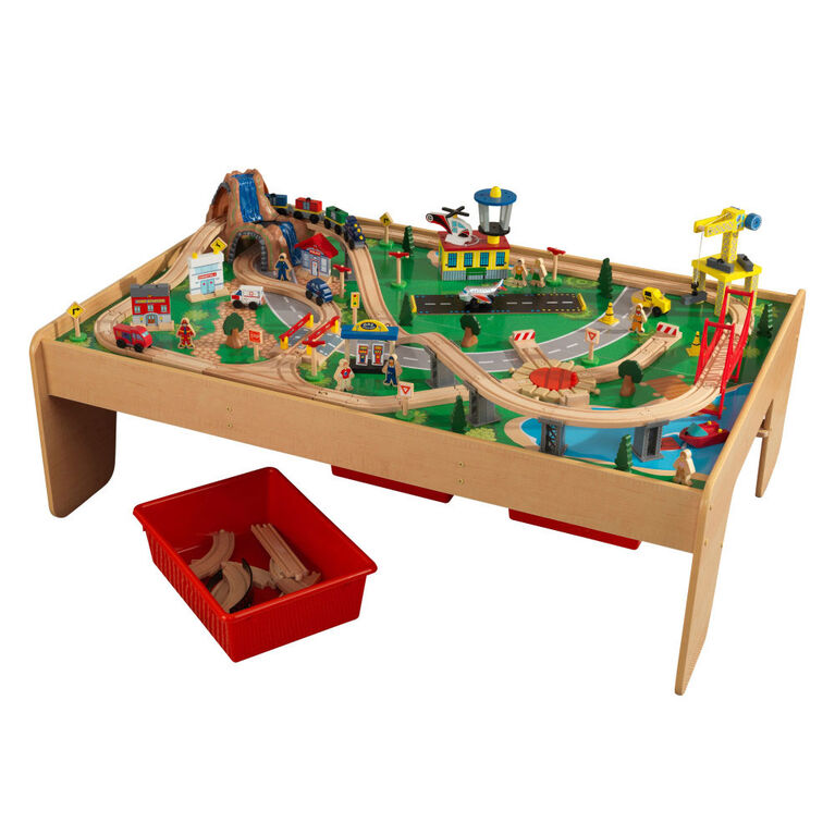 Kidkraft Waterfall Mountain Train Set Table Toys R Us Canada