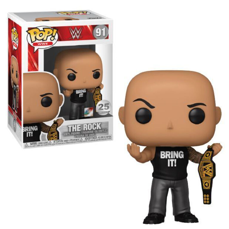 Figurine en Vinyle The Rock par Funko POP! Notre exclusivité Toys R