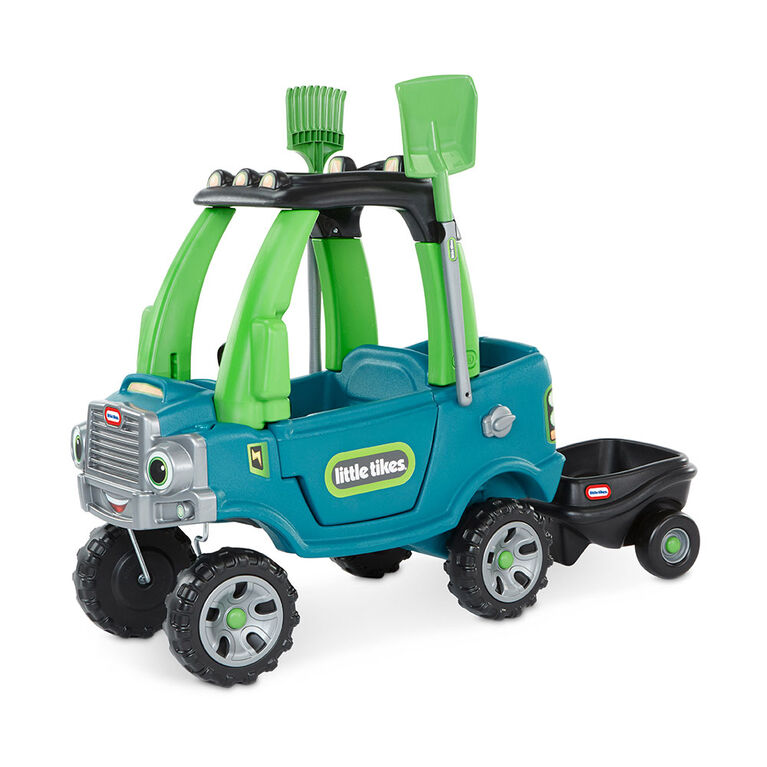 Little Tikes Go Green! Cozy Truck avec remorque et outils de jardin