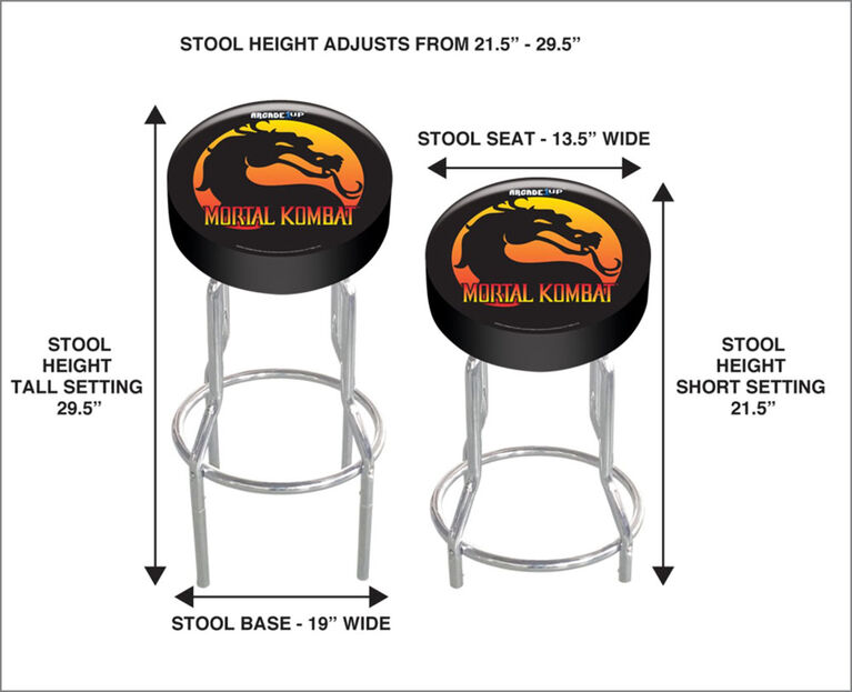 NOUVEAU ! Tabouret à roulettes ajustable par MASTER 