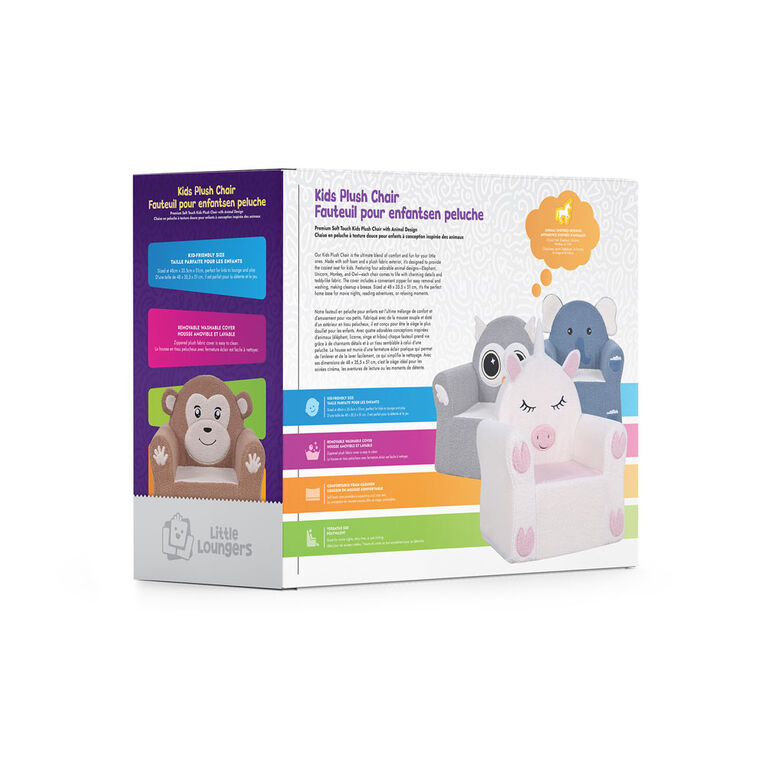 Little Loungers Kids Plush Chair - Monkey