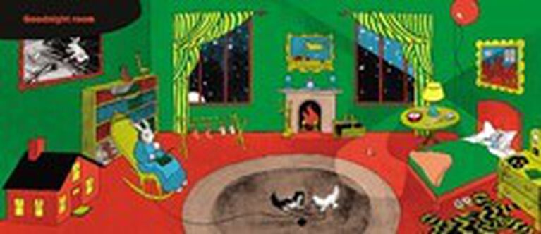 Goodnight Moon Padded Board Book - English Edition