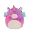 Squishmallows 5" - Lola the Tie-Dye Unicorn with Headphones