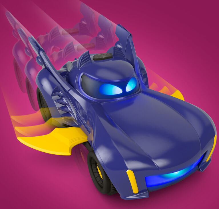 Fisher-Price DC Batwheels Bam the Batmobile Transforming RC, Remote Control Car for Kids 3Y+