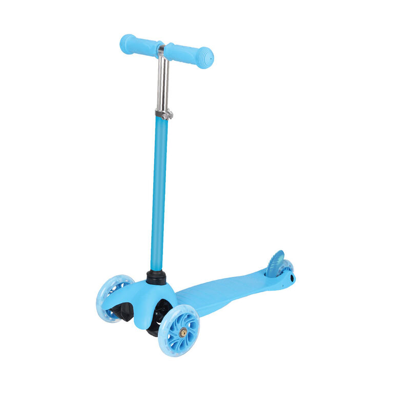 Rugged Racers Kids Scooter with Adjustable Height and LED Wheels
