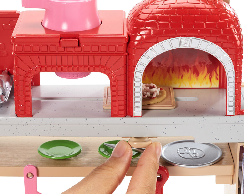 barbie pizza making set