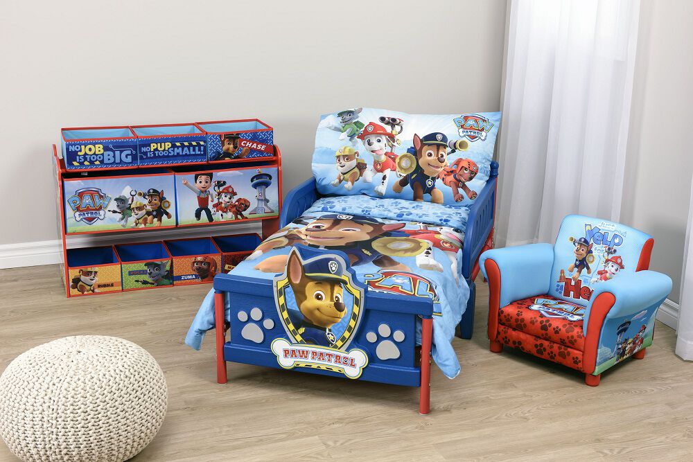 paw patrol crib bumper