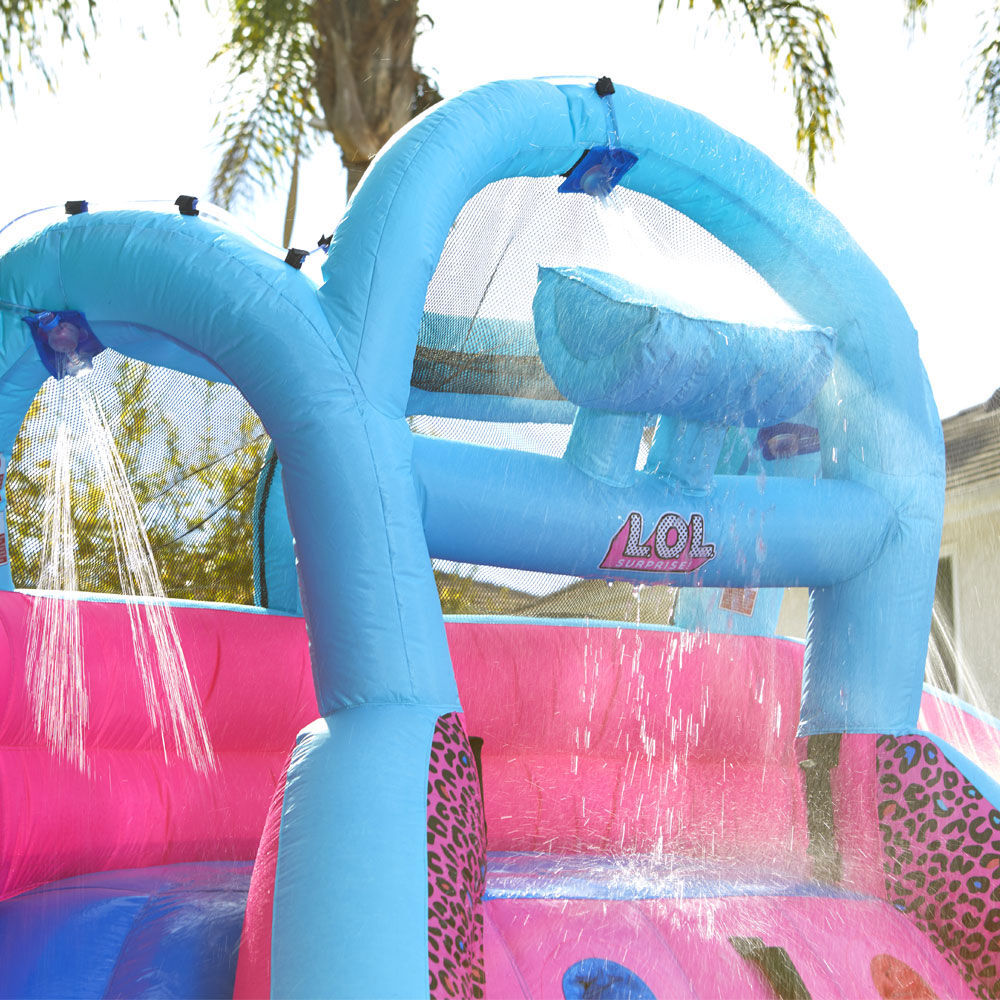lol surprise river race water slide