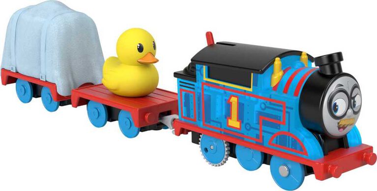 Thomas andFriends Secret Agent Thomas Toy Train, Motorized Engine with Cargo, Preschool Toys