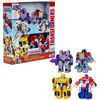 Transformers Toys Heroes vs Villains 4-Pack, 4.5 Inch Action Figures, Preschool Robot Toys for Kids Ages 3 and Up