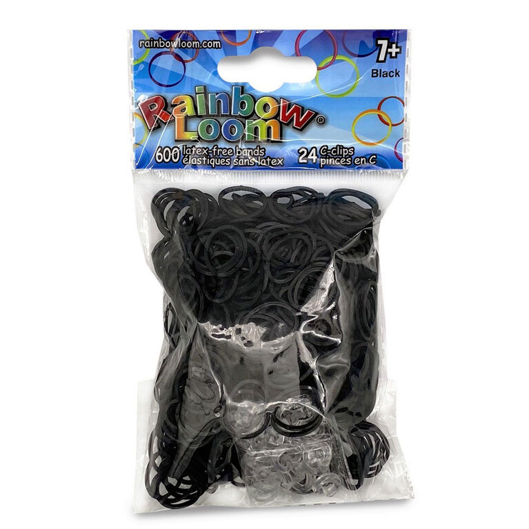 Rainbow Loom- Rubber Bands Black