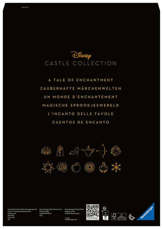 Ravensburger Disney Princess - Disney Castles Cinderella 1000pc Puzzle