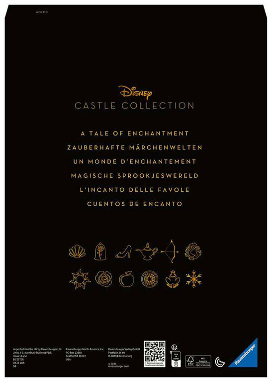 Ravensburger Disney Princess - Disney Castles Cinderalla 1000pc Puzzle