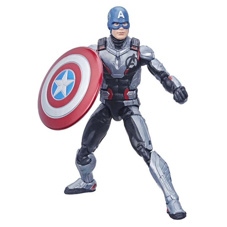 Série Marvel Legends Avengers : Phase finale - Figurine de collection Captain America de 15 cm.